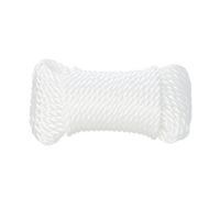 Diall White Polypropylene Twisted Rope, (L)7.5M (Dia)6mm