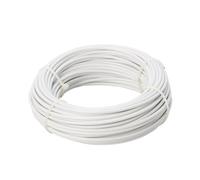 Diall White Pvc & Steel Cable, (L)20M (Dia)1.7mm