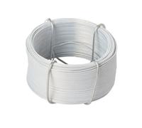 Diall White Pvc & Steel Wire, (L)50M (Dia)0.8mm