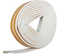 Diall White Self-Adhesive Draught Seal (L)6M (W)9mm (T)5.5mm