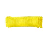 Diall Yellow Polypropylene Twisted Rope, (L)15M (Dia)8mm
