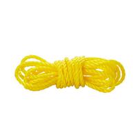 Diall Yellow Polypropylene Twisted Rope, (L)50M (Dia)8mm
