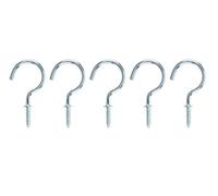 Diall Zinc-Plated Large Cup Hook (L)46mm, Pack Of 25