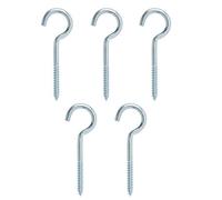 Diall Zinc-Plated Large Cup Hook (L)60mm, Pack Of 10