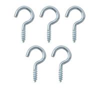 Diall Zinc-Plated Small Cup Hook (L)20mm, Pack Of 10