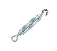 Diall Zinc-Plated Stainless Steel Hook & Eye Turnbuckle, (Dia)12mm (Max)300Kg