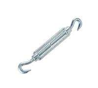 Diall Zinc-Plated Stainless Steel Hook & Hook Turnbuckle, (Dia)12mm (Max)100Kg