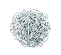 Diall Zinc-Plated Steel Knotted Signalling Chain, (L)2.5M (Dia)2mm