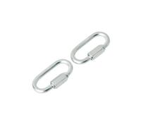 Diall Zinc-Plated Steel Quick Link (T)5mm, Pack Of 2
