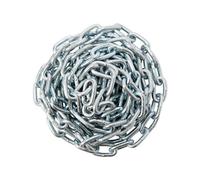 Diall Zinc-Plated Steel Welded Chain, (L)2.5M (Dia)4.5mm