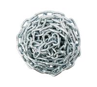 Diall Zinc-Plated Steel Welded Chain, (L)2.5M (Dia)4mm