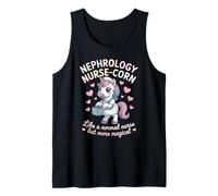 Dialysis Nurse Corn Magical Nephrology Unicorn Funny Nursing Tank Top