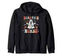 Dialysis Nurse Halloween Nephrology Nursing Day & Nurse Week Zip Hoodie