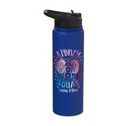 Dialysis Nurse Kidney Squad Keeping Renal Nephrologist Humor Stainless Steel Insulated Water Bottle