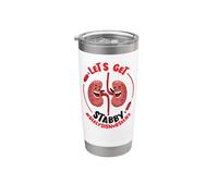 Dialysis Nurse Tech Technician Pun Let's Get Stabby Stainless Steel Insulated Tumbler