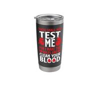 Dialysis Nurse Tech Technician Thou Shall Not Test Me for I Stainless Steel Insulated Tumbler