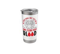 Dialysis Nurse Tech Technician Thou Shall Not Test Me for I Stainless Steel Insulated Tumbler