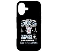 Dialysis Social Worker Throw Some Scrubs On and Handle It Case for iPhone 17