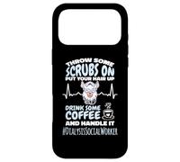 Dialysis Social Worker Throw Some Scrubs On and Handle It Case for iPhone 17 Pro Max