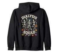 Dialysis Squad Dancing Skeletons Nurse Halloween Shirt Zip Hoodie