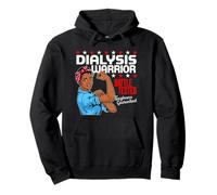 Dialysis Warrior a Women's Dialysis Shirt for Patients Pullover Hoodie