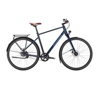 Diamant Mahon Style Plus Step Over Hybrid Bike in Mitternachtsblau Metallic L