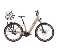 Diamant Suvea Style Low Step 800Whh Electric Hybrid Bike in Lehmbeige Small/Medium 800