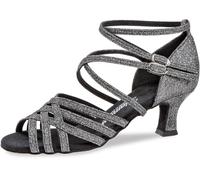 Diamant TANZSCHUHMANUFAKTUR Women's 108-036-519 Dance Shoe, Schwarz Silber, 9.5 UK