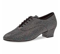 Diamant TANZSCHUHMANUFAKTUR Women's 140-034-183-A Dance Shoe, Schwarz Multicolor, 4 UK