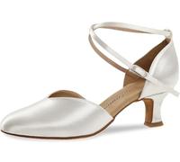 Diamant Women's 105-068-092 Damen Tanzschuhe-Standard & Latein Ballroom Dance Shoes, White Weiß, 4 UK