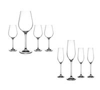 Diamante Auris Wedding Bundle - 8 Glasses