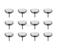 Diamante Button Crystal Glass 22mm Nail Back Upholstery Sofa Headboard Chair (30 Pcs)