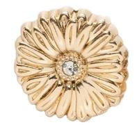 Diamante Buttons Sunflower with Rhinestone Button 5pcs Mini Metal Clothing Sewing Shoes Hat Bag Jewelry Crafts Handmade DIY Decor 12mm(Gold)