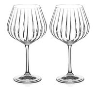 DIAMANTE Champagne Cocktail Saucers/Coupes 'Mirage' Pair - Set of 2 | Crystal Gin Balloon Glass, Vintage Champagne Glasses, Martini Cocktail Glasses, Cocktail Gift Set