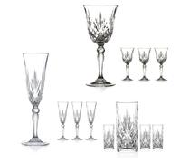 Diamante Chatsworth Party Bundle - High Balls & Wine - 8 Glasses