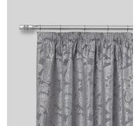 Diamante - Chrome Extendable Curtain Pole with Rings and Pair of End Finials - 1.2 - 2.1m - Emma Barclay | TJ Hughes