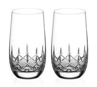Diamante Classic Highball Glasses - Set of 2 - Made From Premium Lead Free Crystal Glass