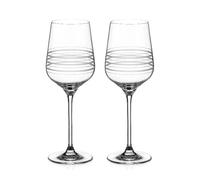 Diamante Contemporary Wine Glasses ‘Portobello’ - Set of 2