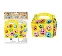 Diamante Crafts 10 x Mini Happy Face - Treat Cupcake Boxes