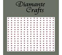 Diamante Crafts 225 x 2mm Burgundy Diamante Self Adhesive Rhinestone Craft Embellishment Gems - created exclusively