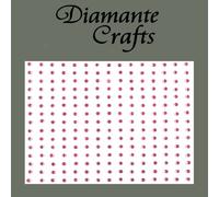 Diamante Crafts 225 x 2mm Hot Pink Diamante Self Adhesive Rhinestone Craft Embellishment Gems - created exclusively