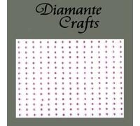 Diamante Crafts 225 x 2mm Light Pink Diamante Self Adhesive Rhinestone Craft Embellishment Gems - created exclusively