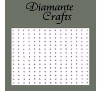 Diamante Crafts 225 x 2mm Lilac Diamante Self Adhesive Rhinestone Craft Embellishment Gems - created exclusively