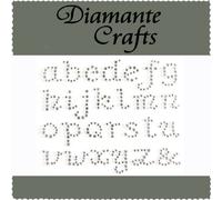 Diamante Crafts Diamante Alphabet Letters Self Adhesive Craft Rhinestone Embellishment Gems LC - created exclusively