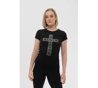 Diamante Cross Skinny Fit T Shirt Black Sabbath Black XXL