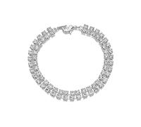 Diamante Double Row Line Bracelet - J5009