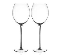 Diamante Elegance Red Wine Glasses - Set of 2 - Made From Premium Lead Free Crystal Glass