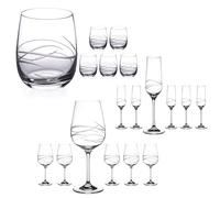 Diamante Fantasy Wedding Bundle - 18 Glasses