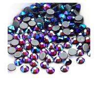 Diamante Gems SS6-SS30 Multi-Color Crystal AB Hot Fix Rhinestone Crystal Super Glitter Strass Iron On Rhinestones for Nail Art Fabric Garment(Amethyst AB,SS6-1440Pcs)