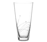 Diamante Glasgow Conical Vase Adorned with Swarvoski Crystals - 25cm - Made From Premium Lead Free Crystal Glass